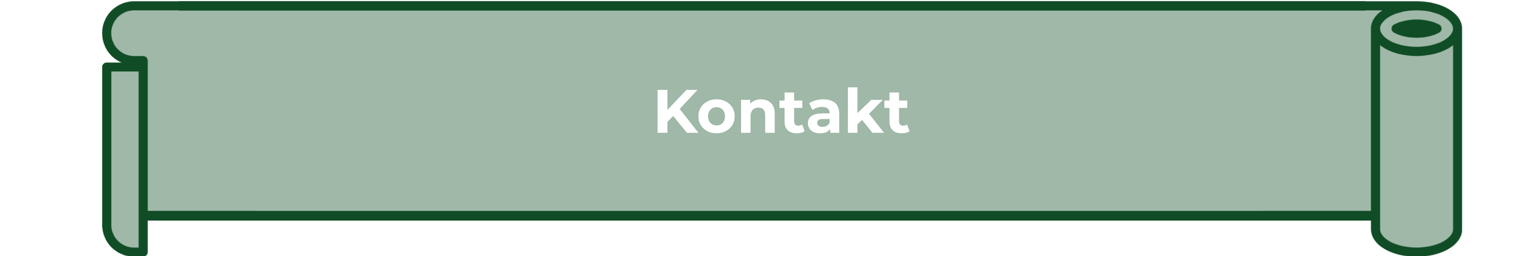 Grünes Banner mit weißem Text 'Kontakt' in der Mitte.